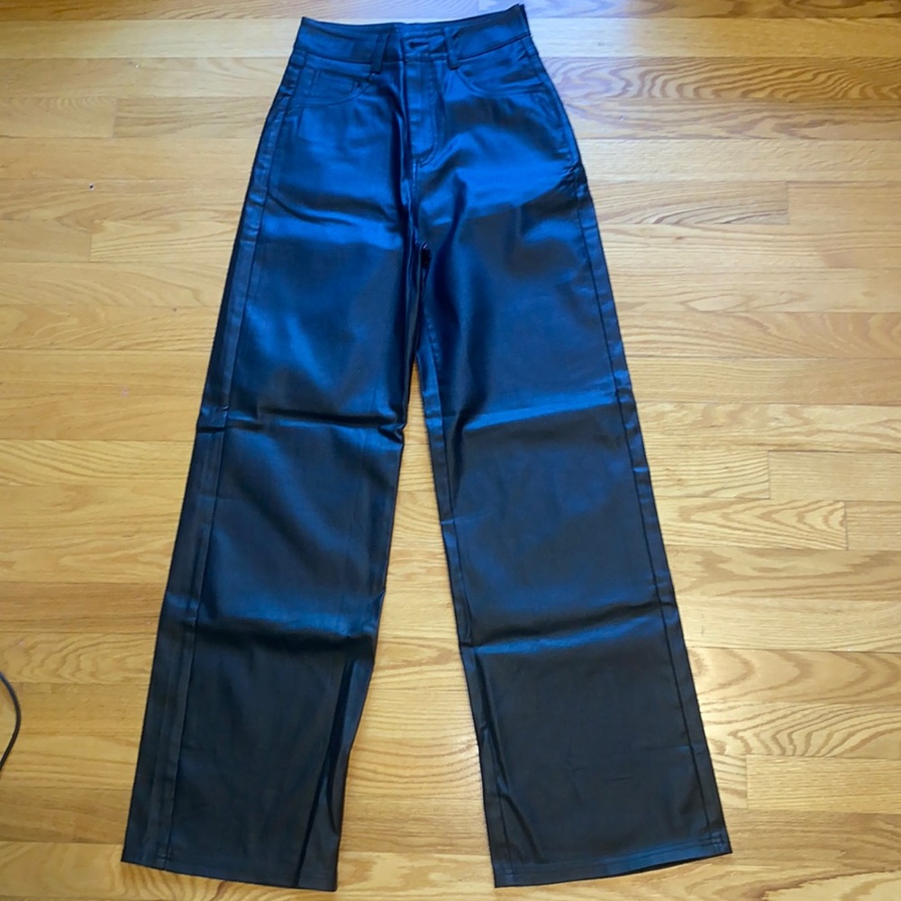 Faux Leather Pants